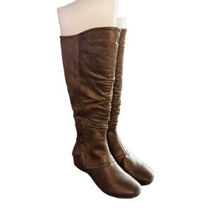G.H. Bass Wren Extended Calf Riding Boots 🤎 Boho Equestrian 9.5 WC